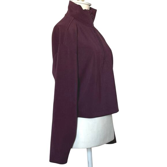 Prana Shea Soft Half Zip Pullover Womens Size Small Deep Vino - Picture 7 of 13